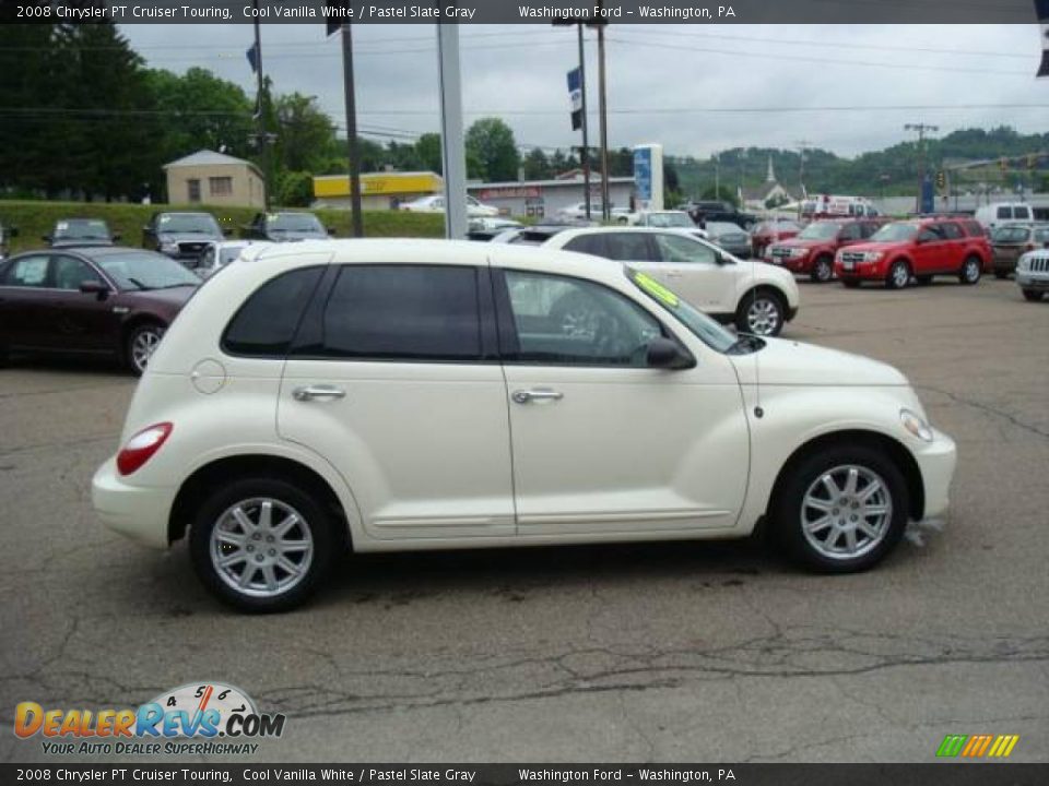 2008 Chrysler PT Cruiser Touring Cool Vanilla White / Pastel Slate Gray Photo #5