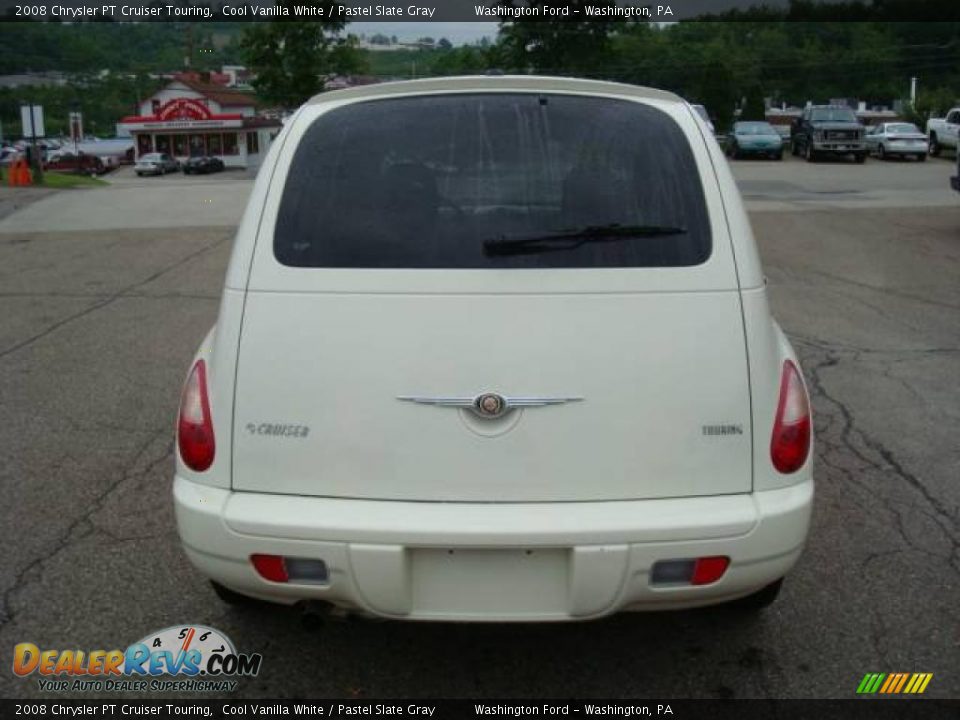 2008 Chrysler PT Cruiser Touring Cool Vanilla White / Pastel Slate Gray Photo #13