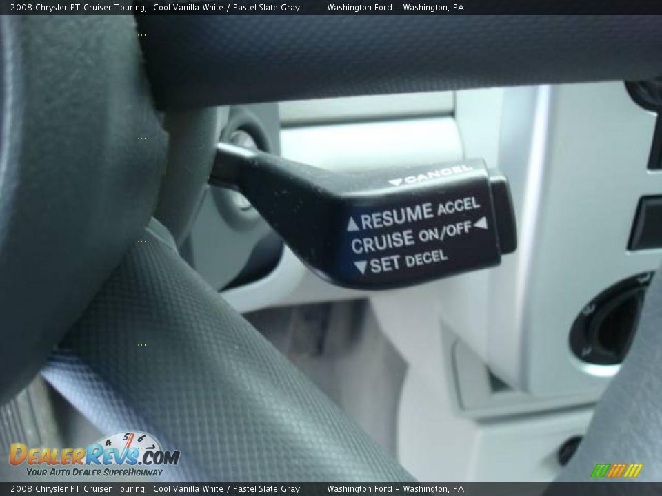 2008 Chrysler PT Cruiser Touring Cool Vanilla White / Pastel Slate Gray Photo #16