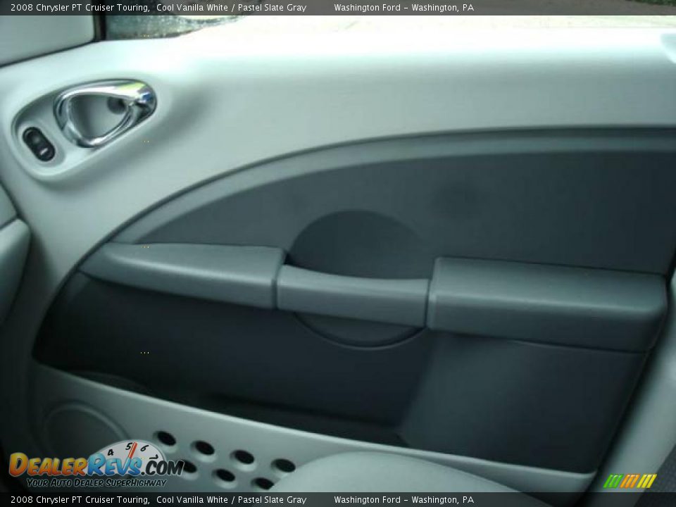 2008 Chrysler PT Cruiser Touring Cool Vanilla White / Pastel Slate Gray Photo #17