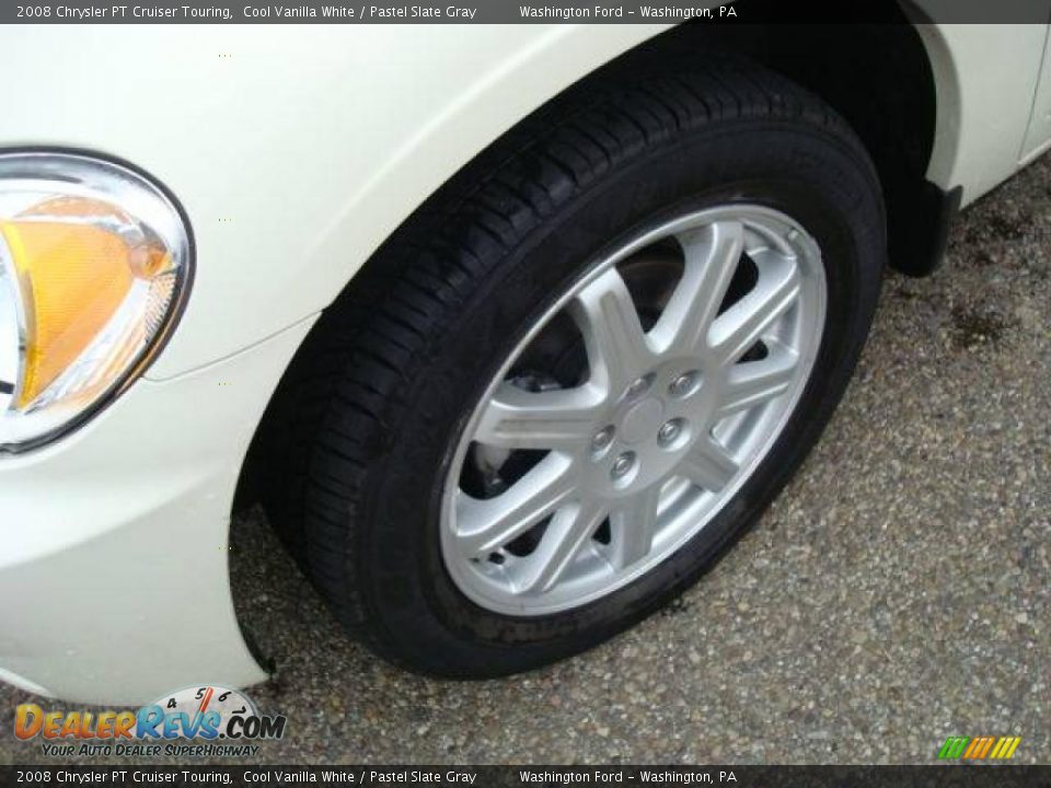 2008 Chrysler PT Cruiser Touring Cool Vanilla White / Pastel Slate Gray Photo #18
