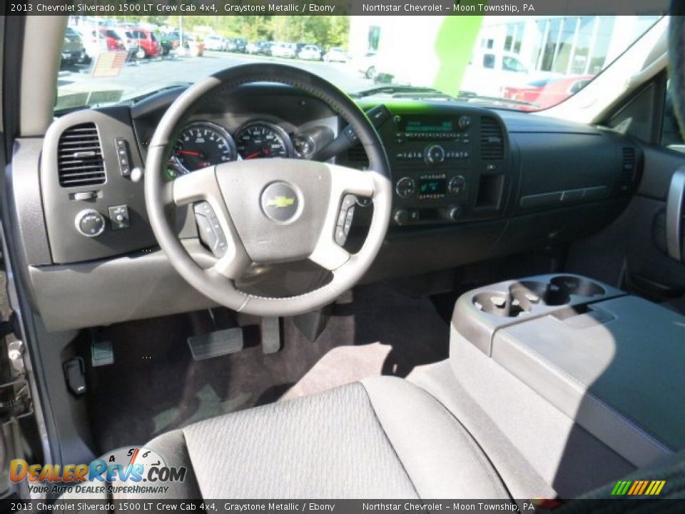 2013 Chevrolet Silverado 1500 LT Crew Cab 4x4 Graystone Metallic / Ebony Photo #15