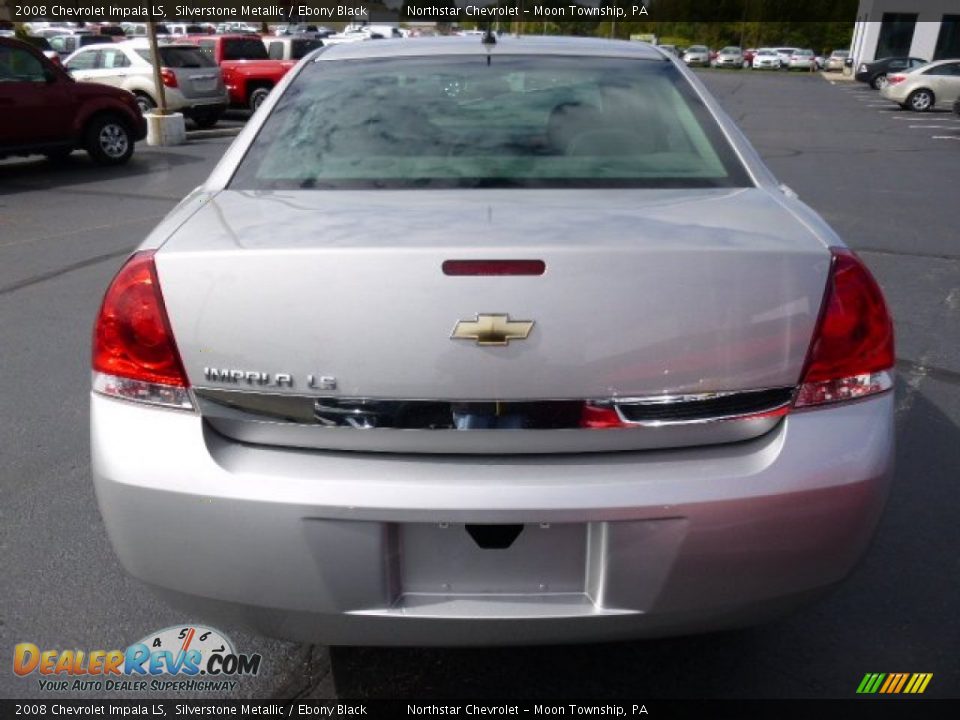 2008 Chevrolet Impala LS Silverstone Metallic / Ebony Black Photo #4