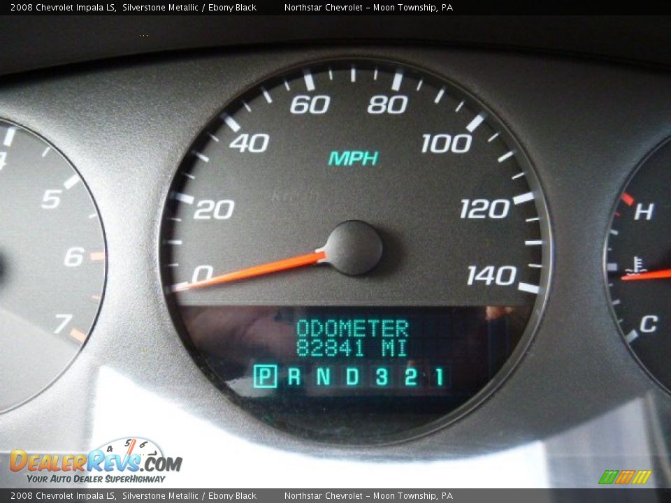 2008 Chevrolet Impala LS Silverstone Metallic / Ebony Black Photo #20