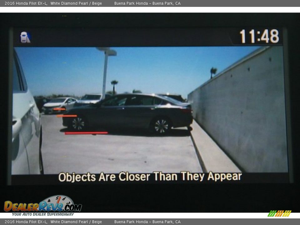 2016 Honda Pilot EX-L White Diamond Pearl / Beige Photo #6