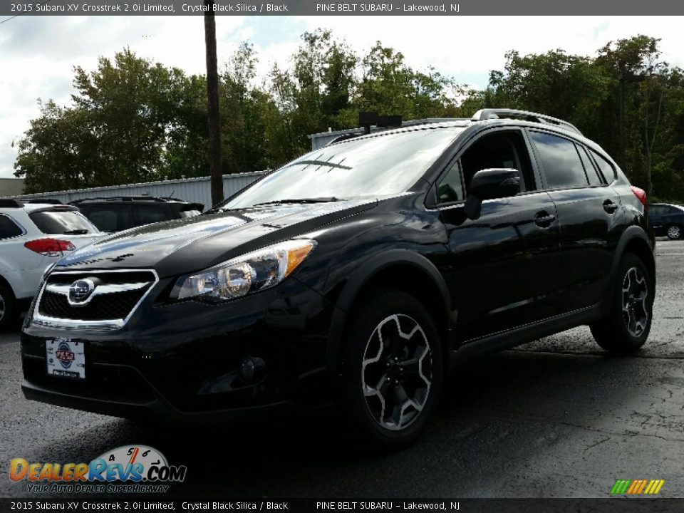 2015 Subaru XV Crosstrek 2.0i Limited Crystal Black Silica / Black Photo #1