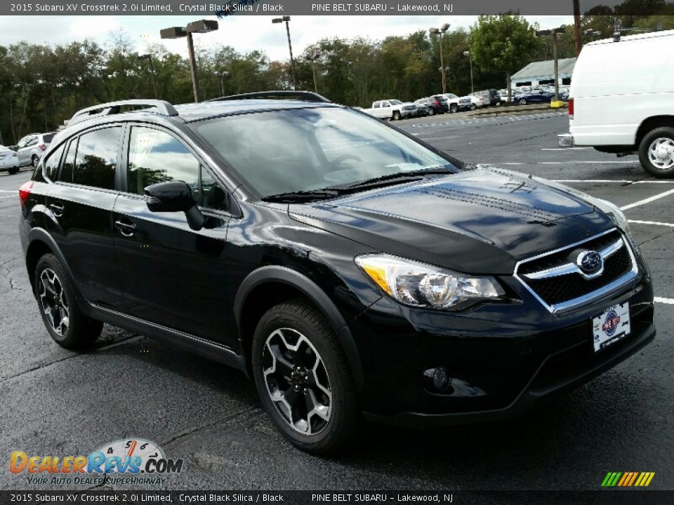 2015 Subaru XV Crosstrek 2.0i Limited Crystal Black Silica / Black Photo #3
