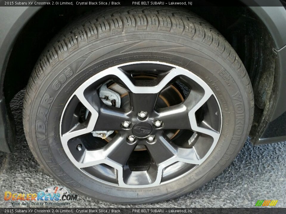 2015 Subaru XV Crosstrek 2.0i Limited Crystal Black Silica / Black Photo #4