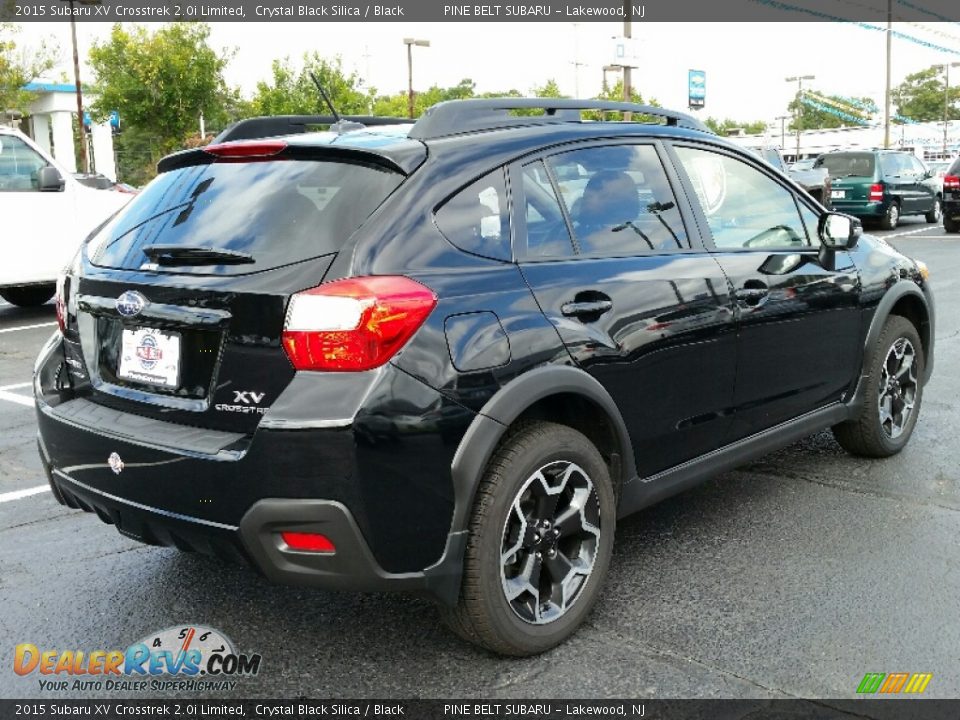 2015 Subaru XV Crosstrek 2.0i Limited Crystal Black Silica / Black Photo #7