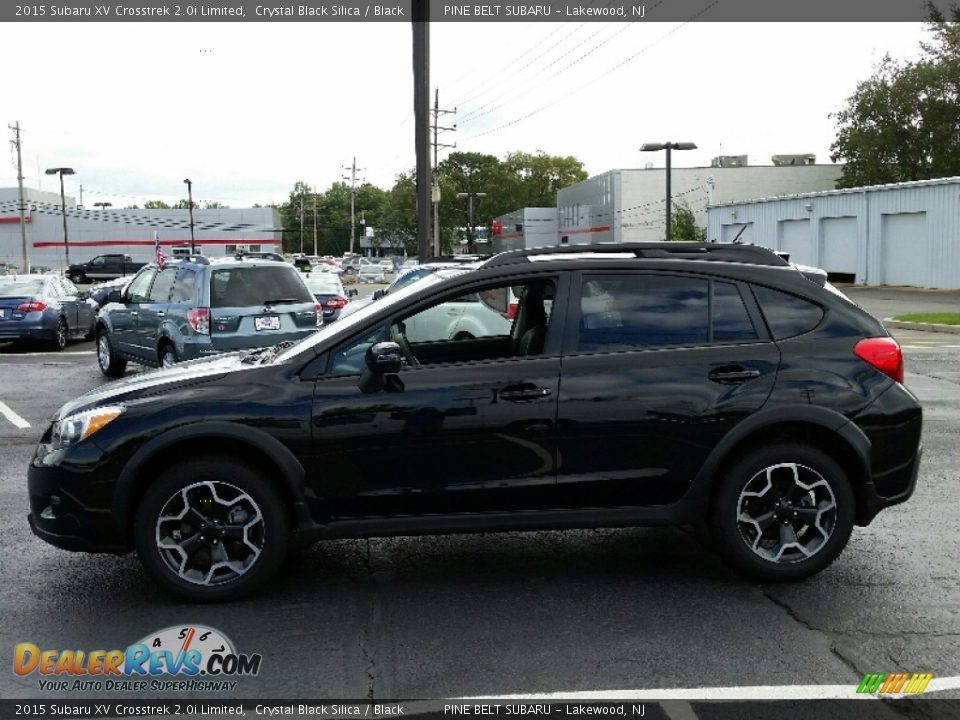 2015 Subaru XV Crosstrek 2.0i Limited Crystal Black Silica / Black Photo #12