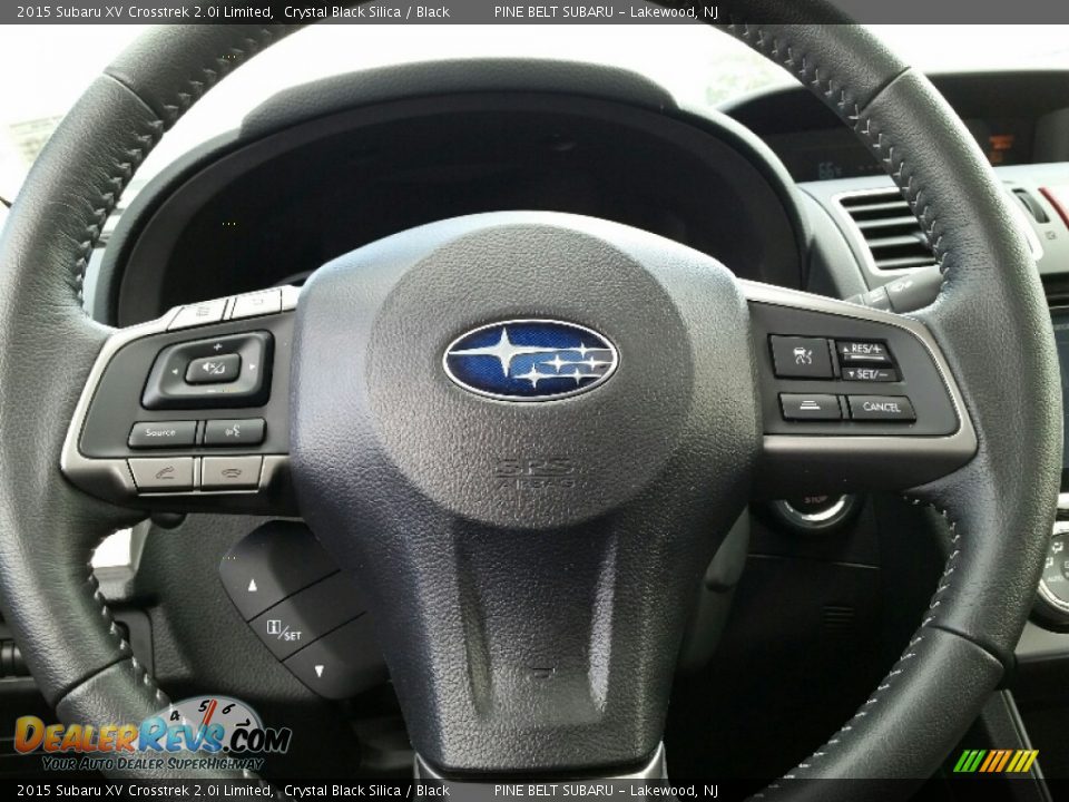 2015 Subaru XV Crosstrek 2.0i Limited Crystal Black Silica / Black Photo #16