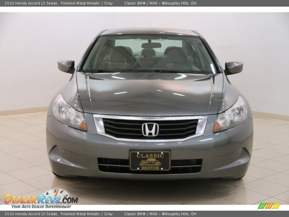2010 Honda Accord LX Sedan Polished Metal Metallic / Gray Photo #2