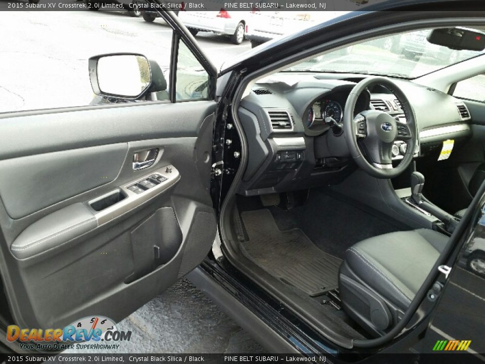 2015 Subaru XV Crosstrek 2.0i Limited Crystal Black Silica / Black Photo #18
