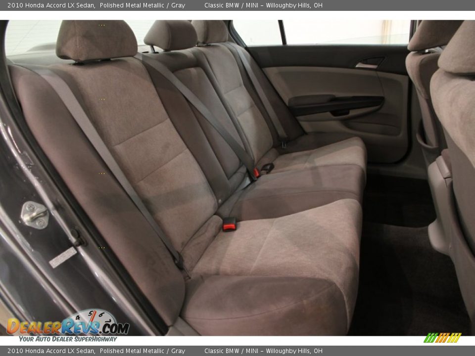 2010 Honda Accord LX Sedan Polished Metal Metallic / Gray Photo #12