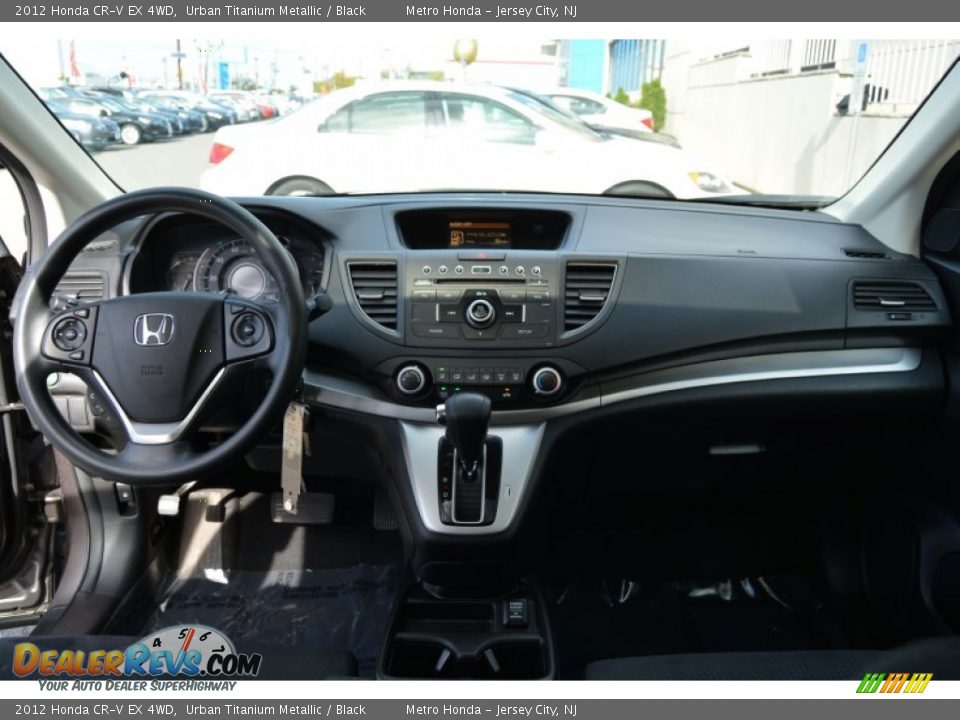 2012 Honda CR-V EX 4WD Urban Titanium Metallic / Black Photo #14