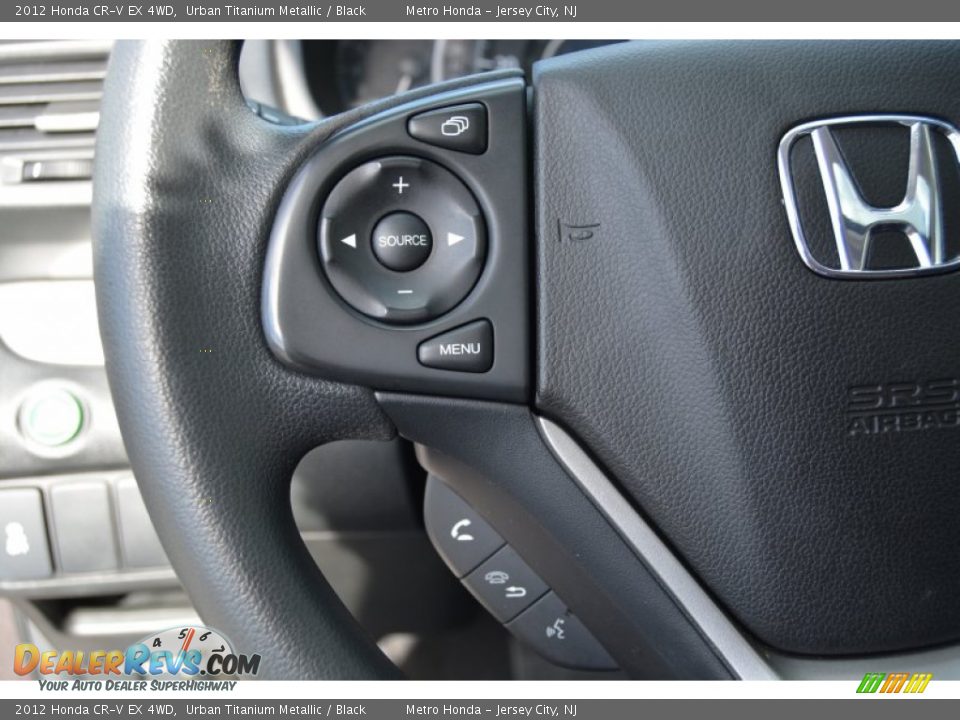 2012 Honda CR-V EX 4WD Urban Titanium Metallic / Black Photo #18