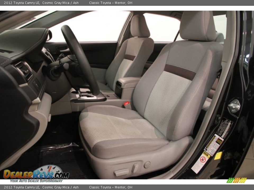 2012 Toyota Camry LE Cosmic Gray Mica / Ash Photo #5