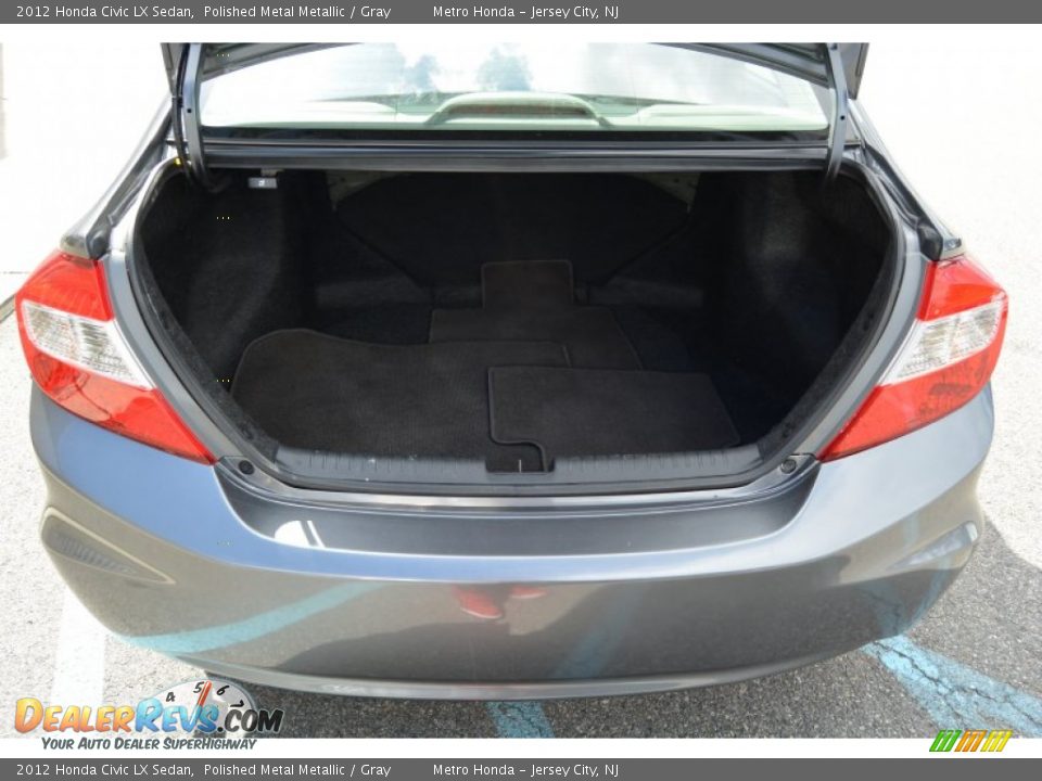 2012 Honda Civic LX Sedan Polished Metal Metallic / Gray Photo #20