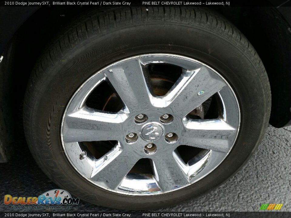 2010 Dodge Journey SXT Brilliant Black Crystal Pearl / Dark Slate Gray Photo #4