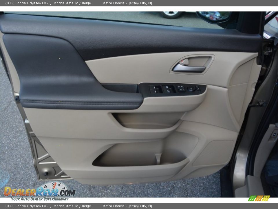 2012 Honda Odyssey EX-L Mocha Metallic / Beige Photo #9
