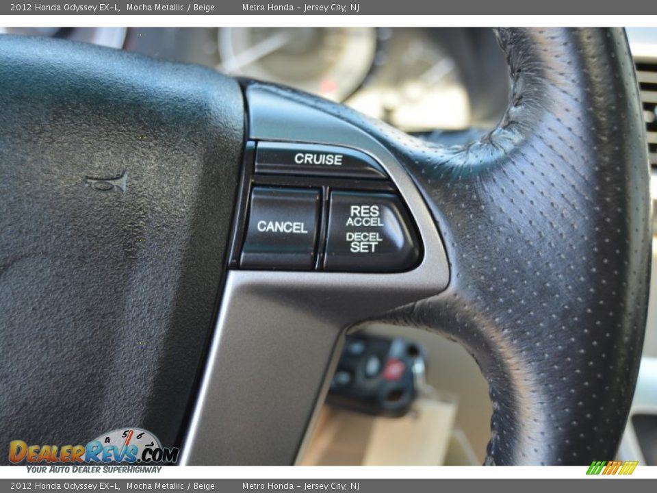 2012 Honda Odyssey EX-L Mocha Metallic / Beige Photo #18