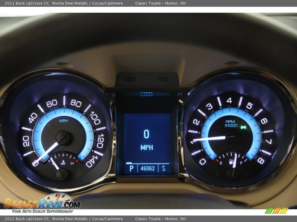 2011 Buick LaCrosse CX Mocha Steel Metallic / Cocoa/Cashmere Photo #7