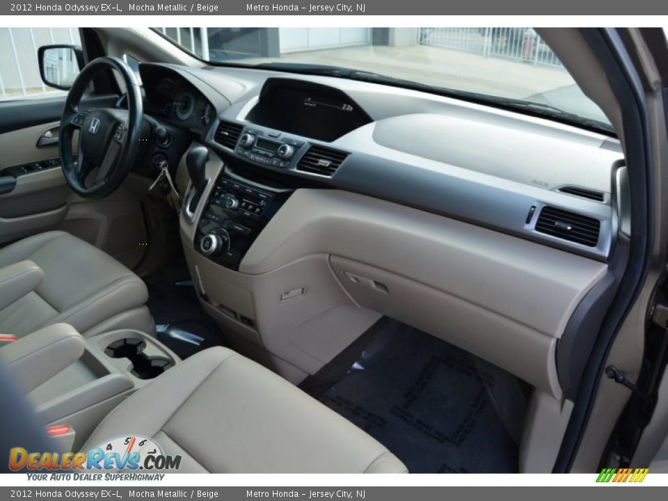 2012 Honda Odyssey EX-L Mocha Metallic / Beige Photo #25