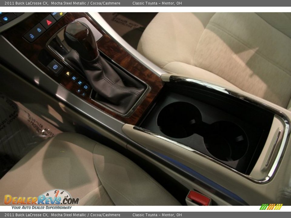 2011 Buick LaCrosse CX Mocha Steel Metallic / Cocoa/Cashmere Photo #10