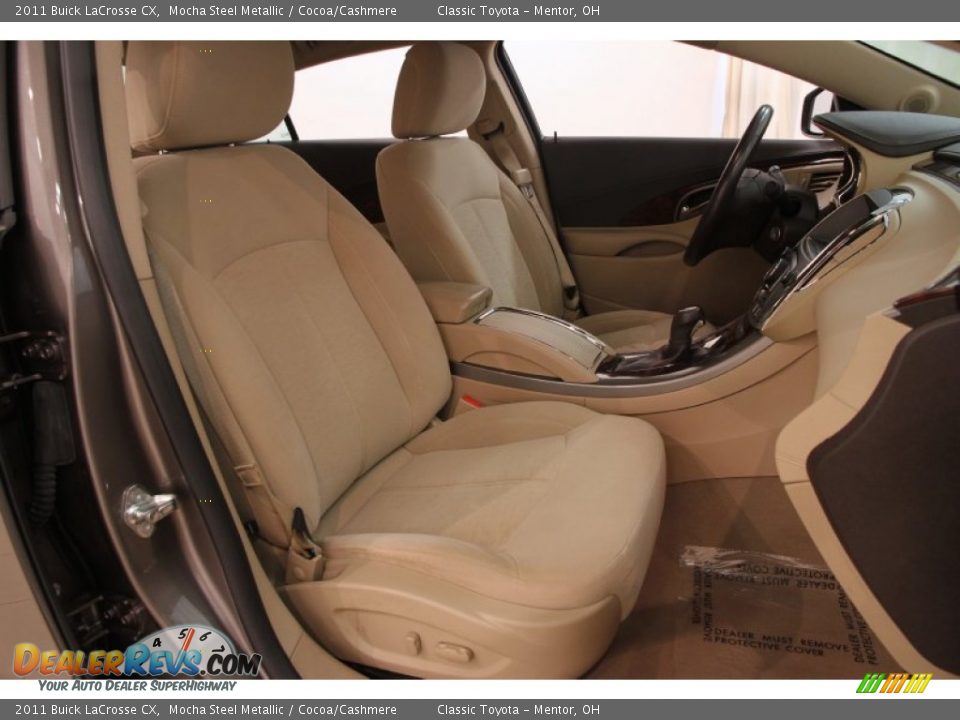 2011 Buick LaCrosse CX Mocha Steel Metallic / Cocoa/Cashmere Photo #11