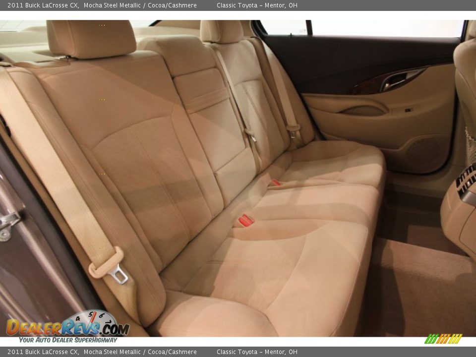2011 Buick LaCrosse CX Mocha Steel Metallic / Cocoa/Cashmere Photo #12