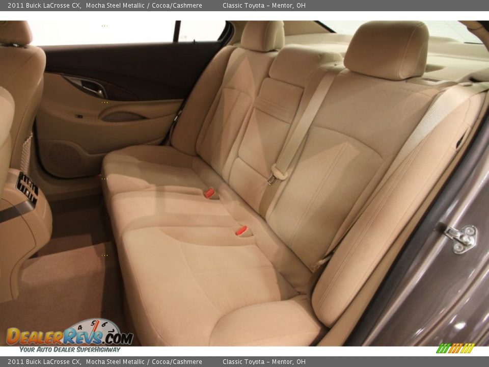2011 Buick LaCrosse CX Mocha Steel Metallic / Cocoa/Cashmere Photo #13