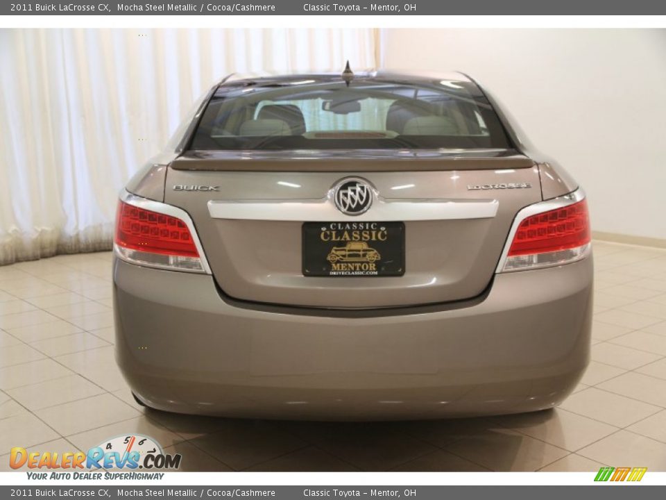 2011 Buick LaCrosse CX Mocha Steel Metallic / Cocoa/Cashmere Photo #14