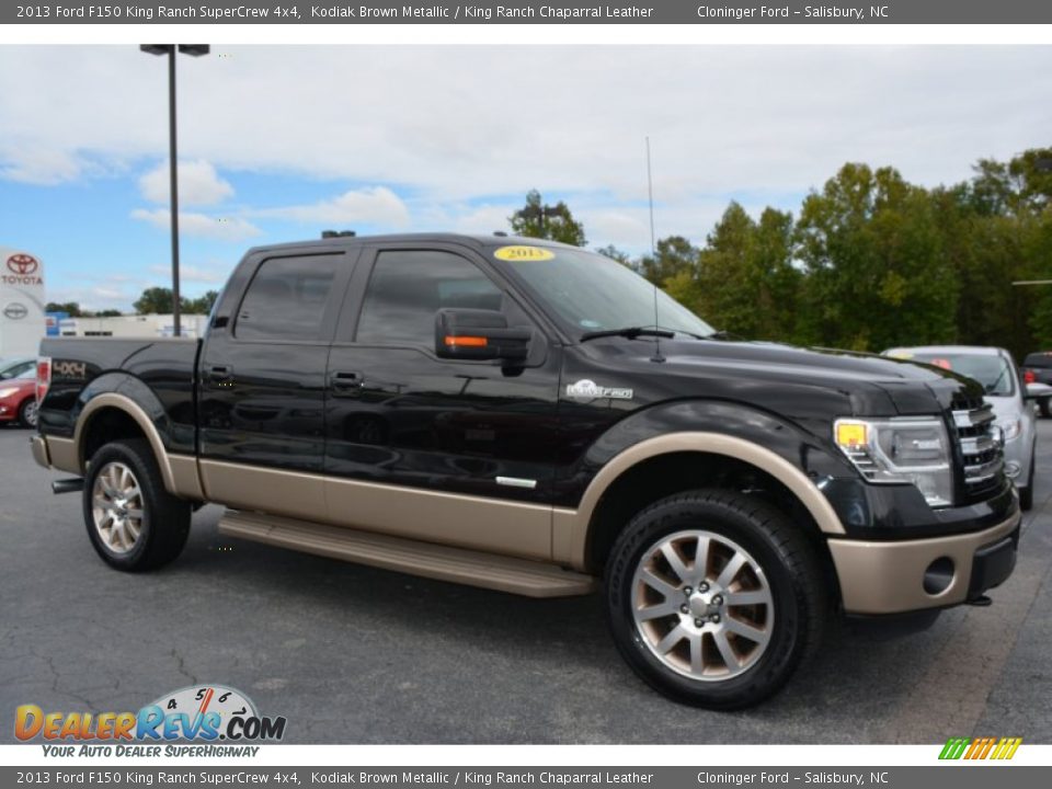 2013 Ford F150 King Ranch SuperCrew 4x4 Kodiak Brown Metallic / King Ranch Chaparral Leather Photo #1