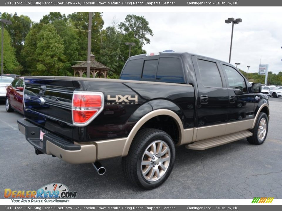 2013 Ford F150 King Ranch SuperCrew 4x4 Kodiak Brown Metallic / King Ranch Chaparral Leather Photo #3