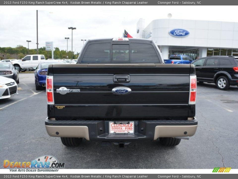 2013 Ford F150 King Ranch SuperCrew 4x4 Kodiak Brown Metallic / King Ranch Chaparral Leather Photo #4