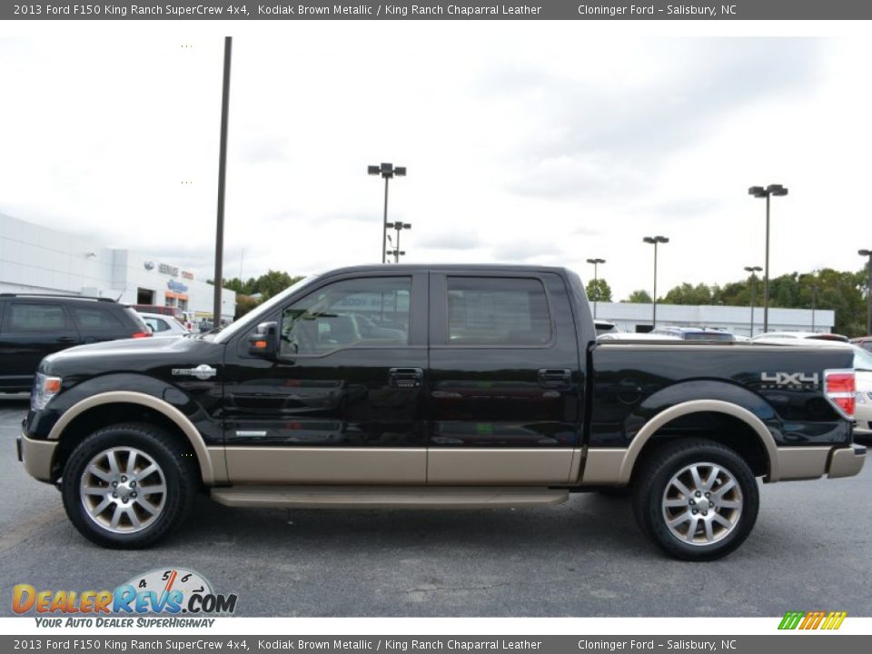 2013 Ford F150 King Ranch SuperCrew 4x4 Kodiak Brown Metallic / King Ranch Chaparral Leather Photo #6