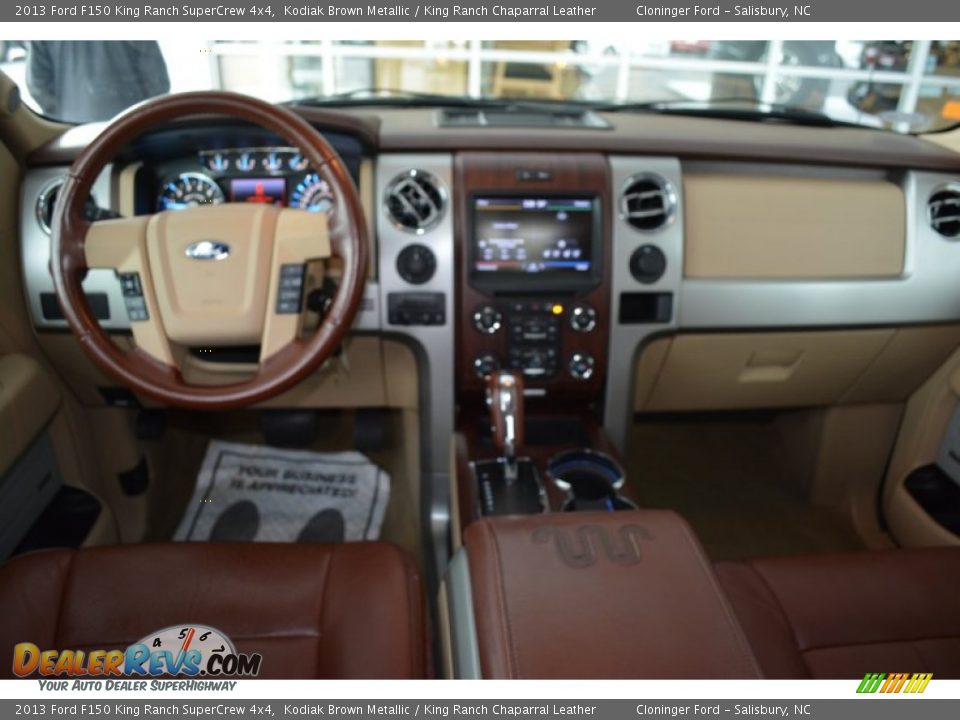 2013 Ford F150 King Ranch SuperCrew 4x4 Kodiak Brown Metallic / King Ranch Chaparral Leather Photo #14