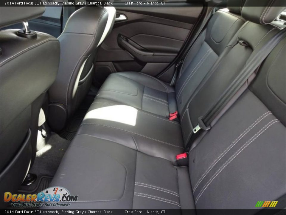 2014 Ford Focus SE Hatchback Sterling Gray / Charcoal Black Photo #13
