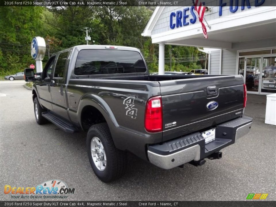 2016 Ford F250 Super Duty XLT Crew Cab 4x4 Magnetic Metallic / Steel Photo #5
