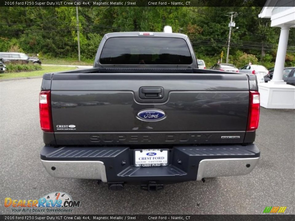 2016 Ford F250 Super Duty XLT Crew Cab 4x4 Magnetic Metallic / Steel Photo #6