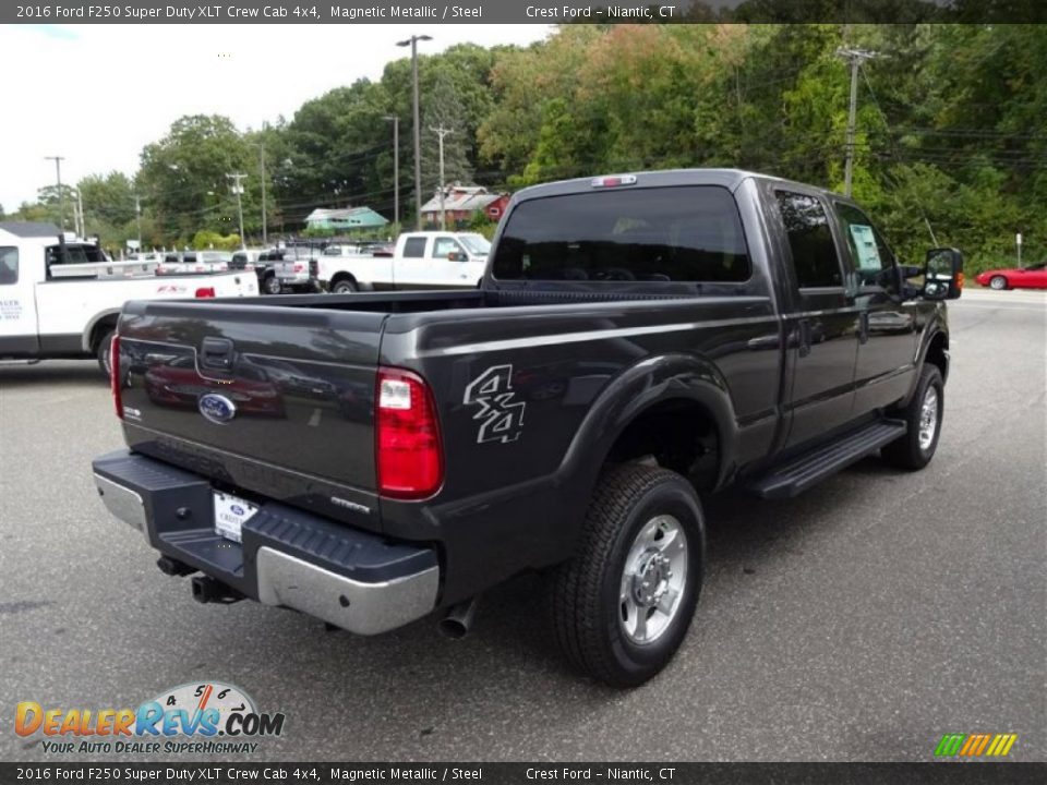 2016 Ford F250 Super Duty XLT Crew Cab 4x4 Magnetic Metallic / Steel Photo #7