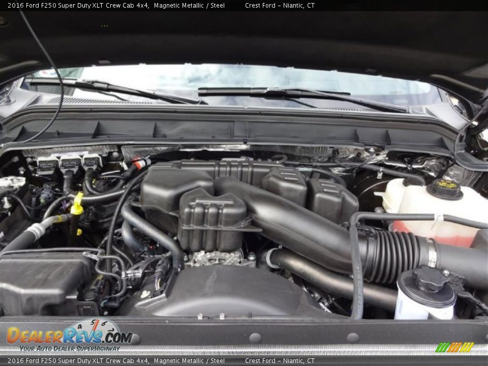 2016 Ford F250 Super Duty XLT Crew Cab 4x4 Magnetic Metallic / Steel Photo #9