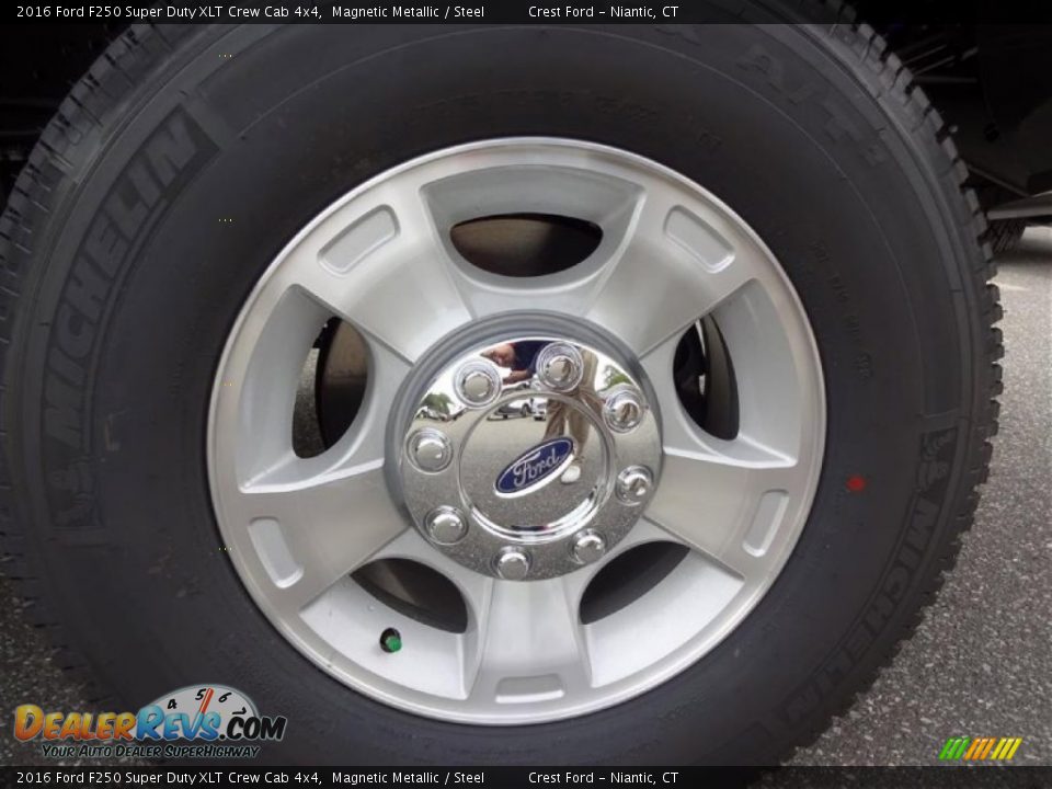 2016 Ford F250 Super Duty XLT Crew Cab 4x4 Magnetic Metallic / Steel Photo #10
