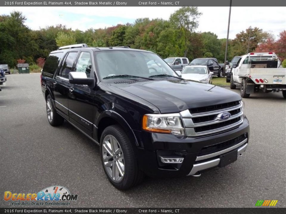 Front 3/4 View of 2016 Ford Expedition EL Platinum 4x4 Photo #1