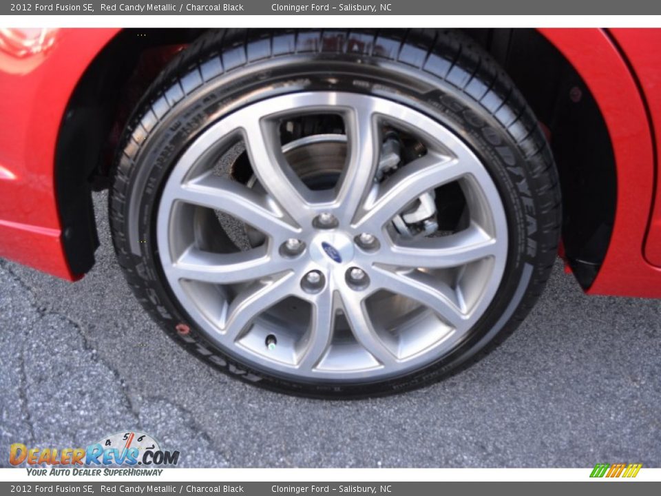 2012 Ford Fusion SE Red Candy Metallic / Charcoal Black Photo #8