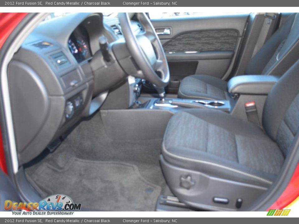 2012 Ford Fusion SE Red Candy Metallic / Charcoal Black Photo #10