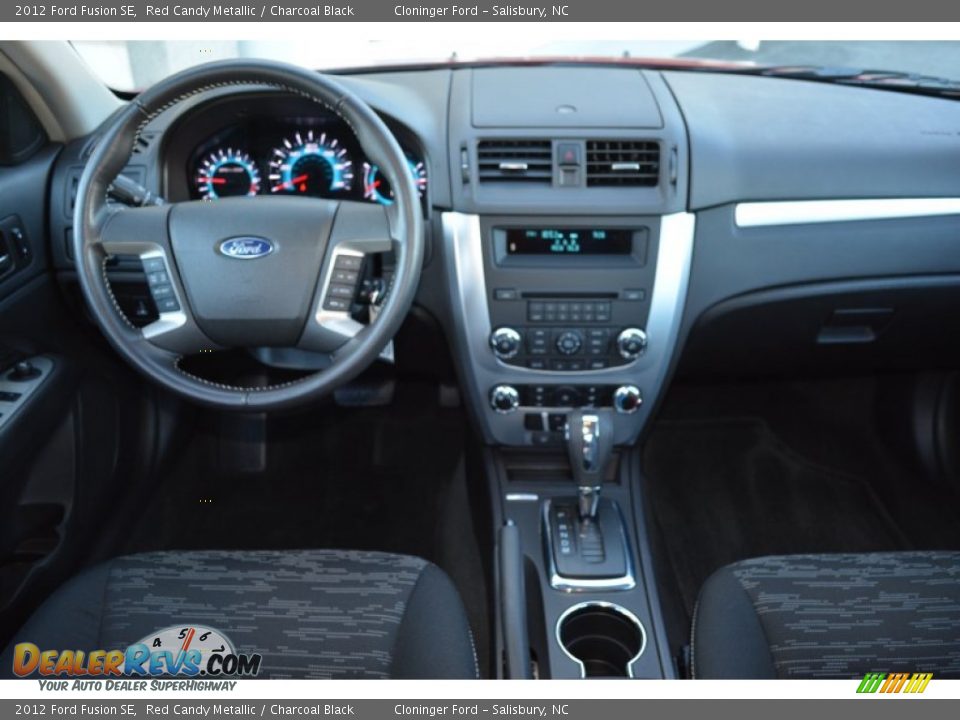 2012 Ford Fusion SE Red Candy Metallic / Charcoal Black Photo #12