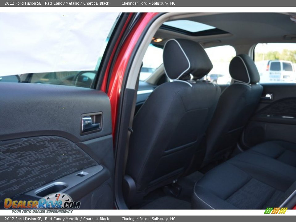 2012 Ford Fusion SE Red Candy Metallic / Charcoal Black Photo #13