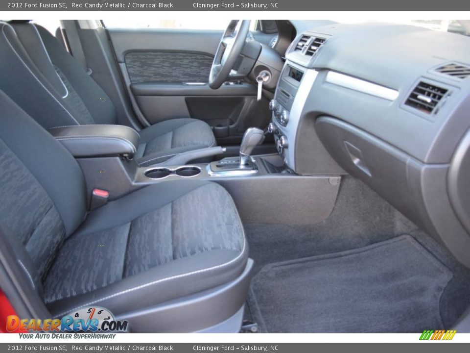 2012 Ford Fusion SE Red Candy Metallic / Charcoal Black Photo #17