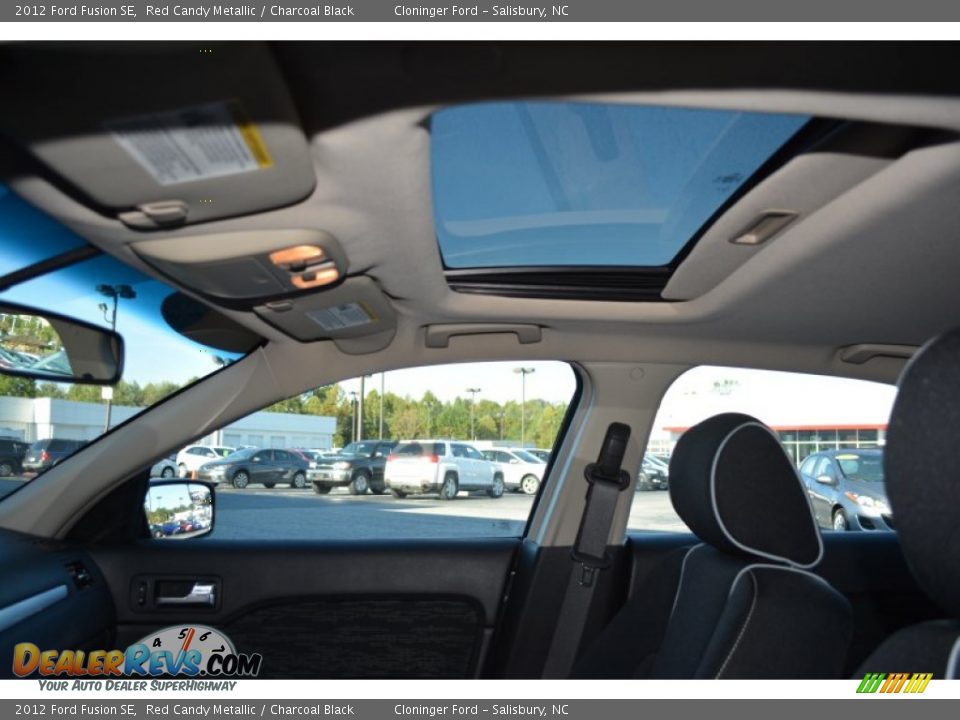 2012 Ford Fusion SE Red Candy Metallic / Charcoal Black Photo #18